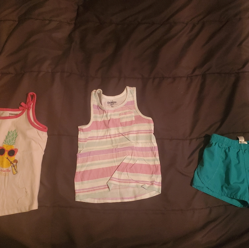 girl 5t shorts and tanks